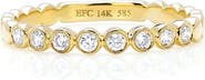 EF Collection Bezel Diamond Stackable Ring