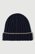 Brunello Cucinelli Cashmere Rib Knit Beanie