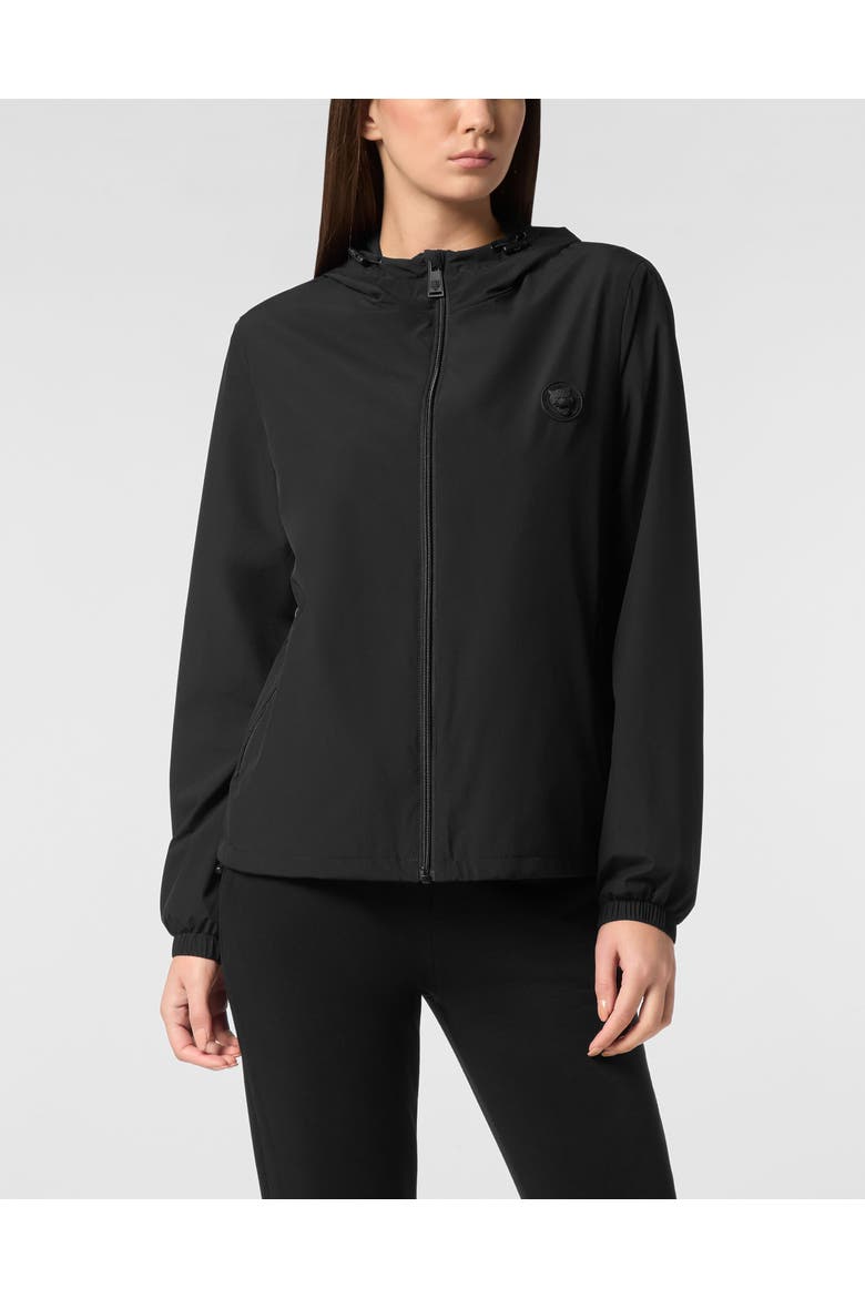 Hooded Lightweight Running Jacket Ls Women, Main, color, black