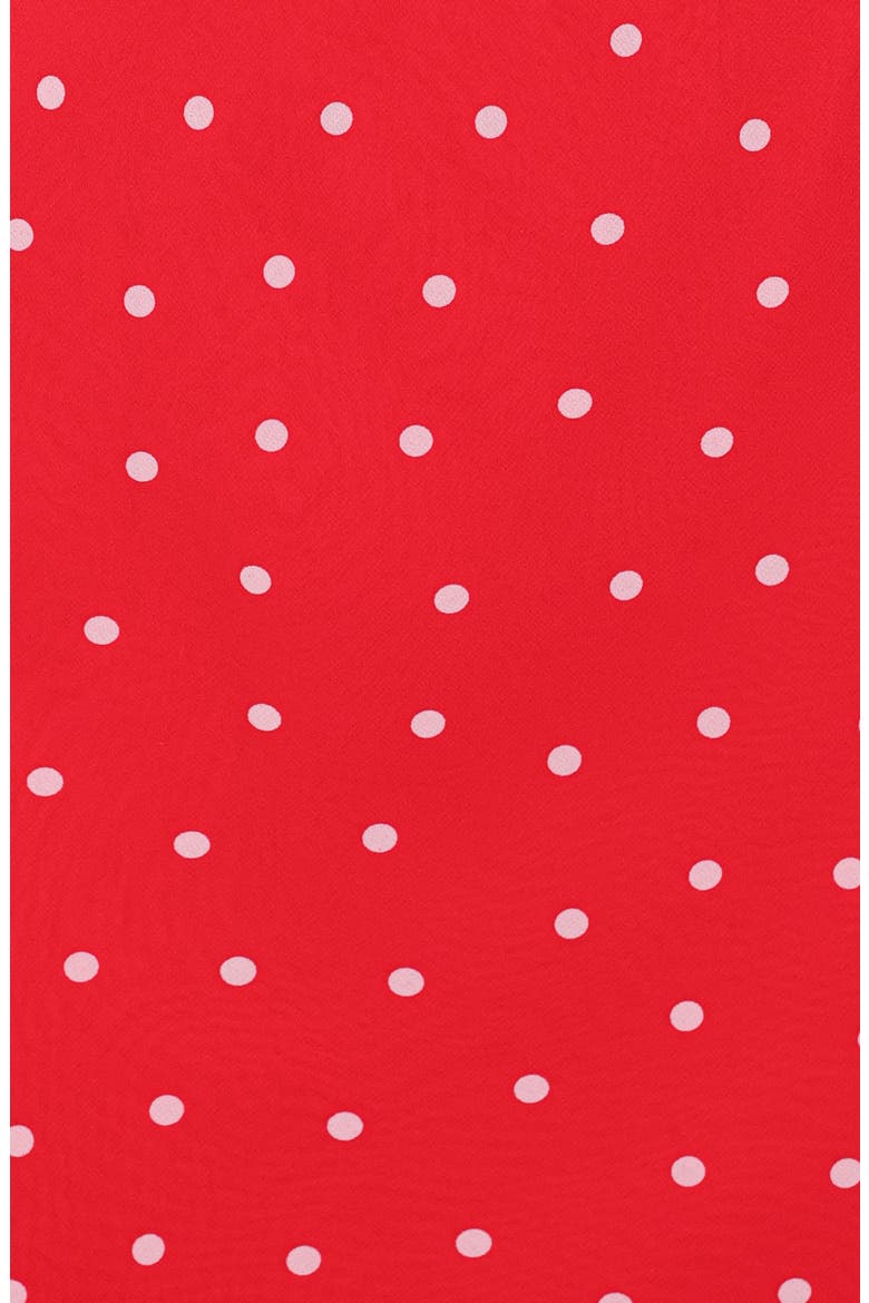 Sherrie Polka Dot Midi Dress, Alternate, color, RED POLKA DOT