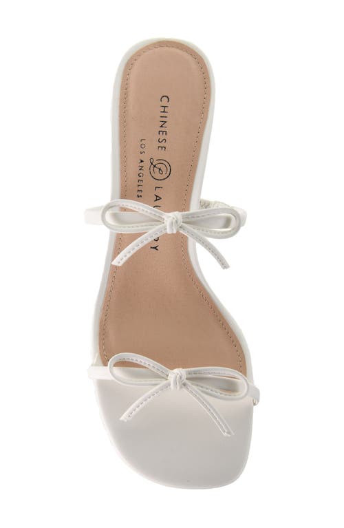 Chinese Laundry Maru Sandal In White