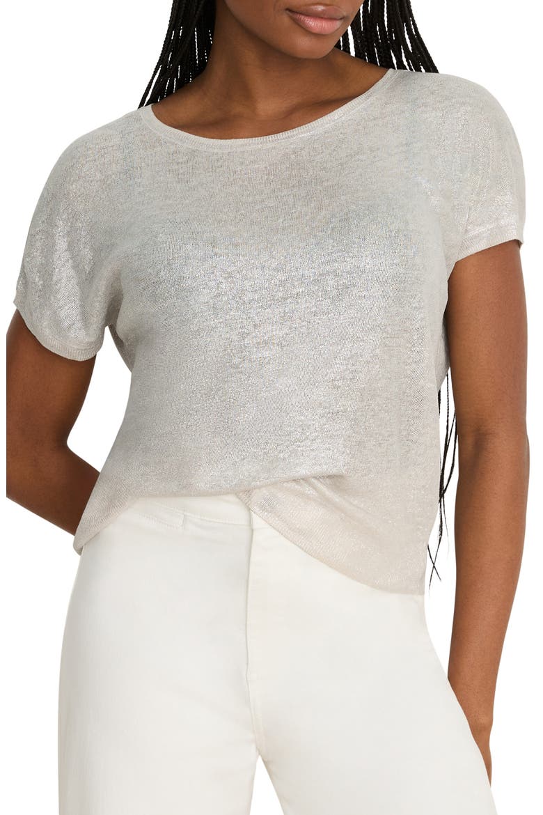 Glazed Featherknit Sweater, Main, color, COBBLESTONE