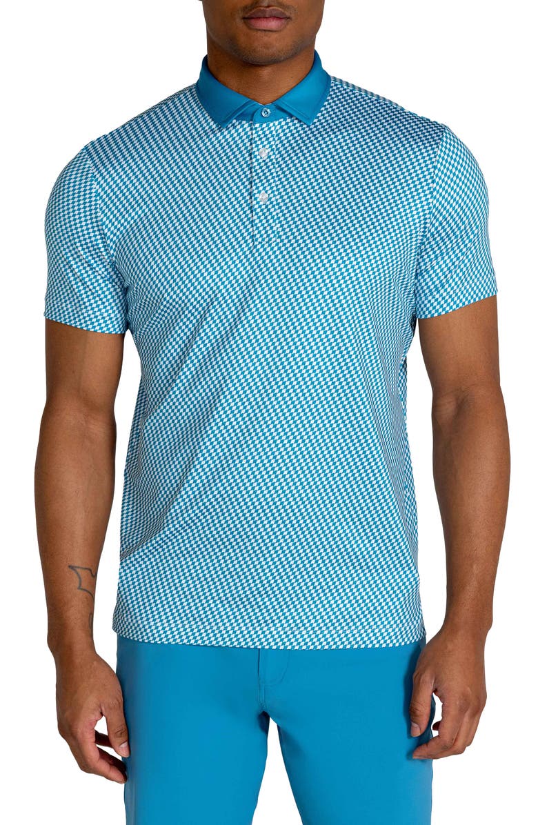 Redvanly Capel Performance Polo, Main, color, Eucalyptus