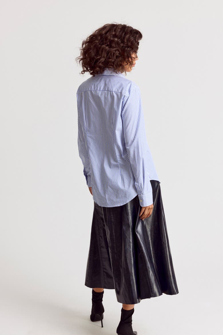 The Icon Shirt in Stripe, Alternate, color, Blue/White Stripe