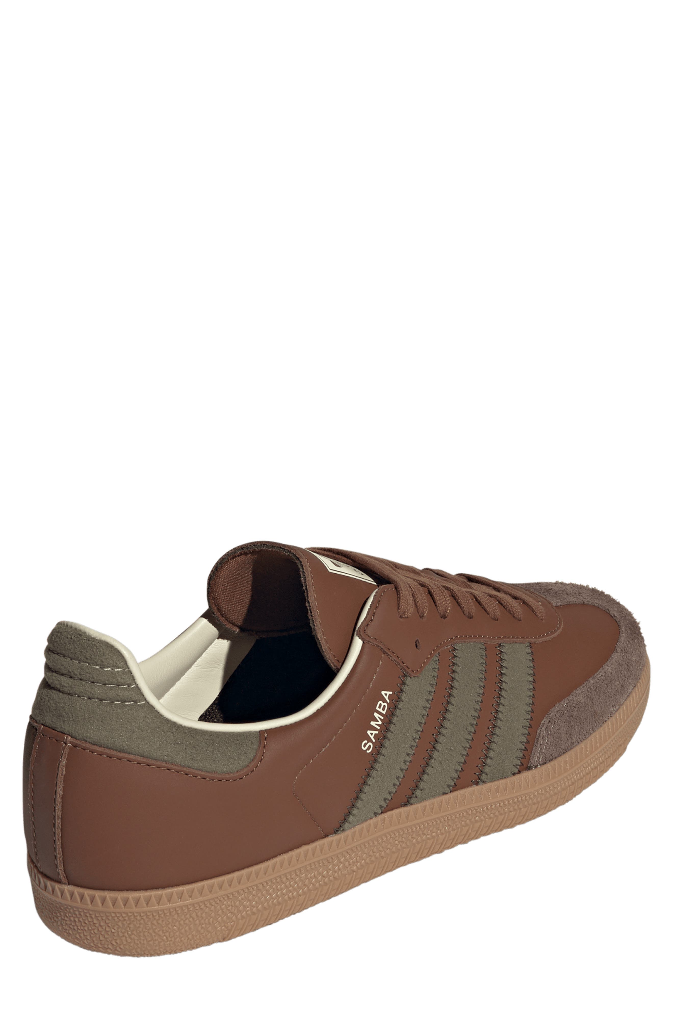 Gender Inclusive Samba OG Sneaker, Alternate, color, BROWN/ OLIVE/ EARTH STRATA