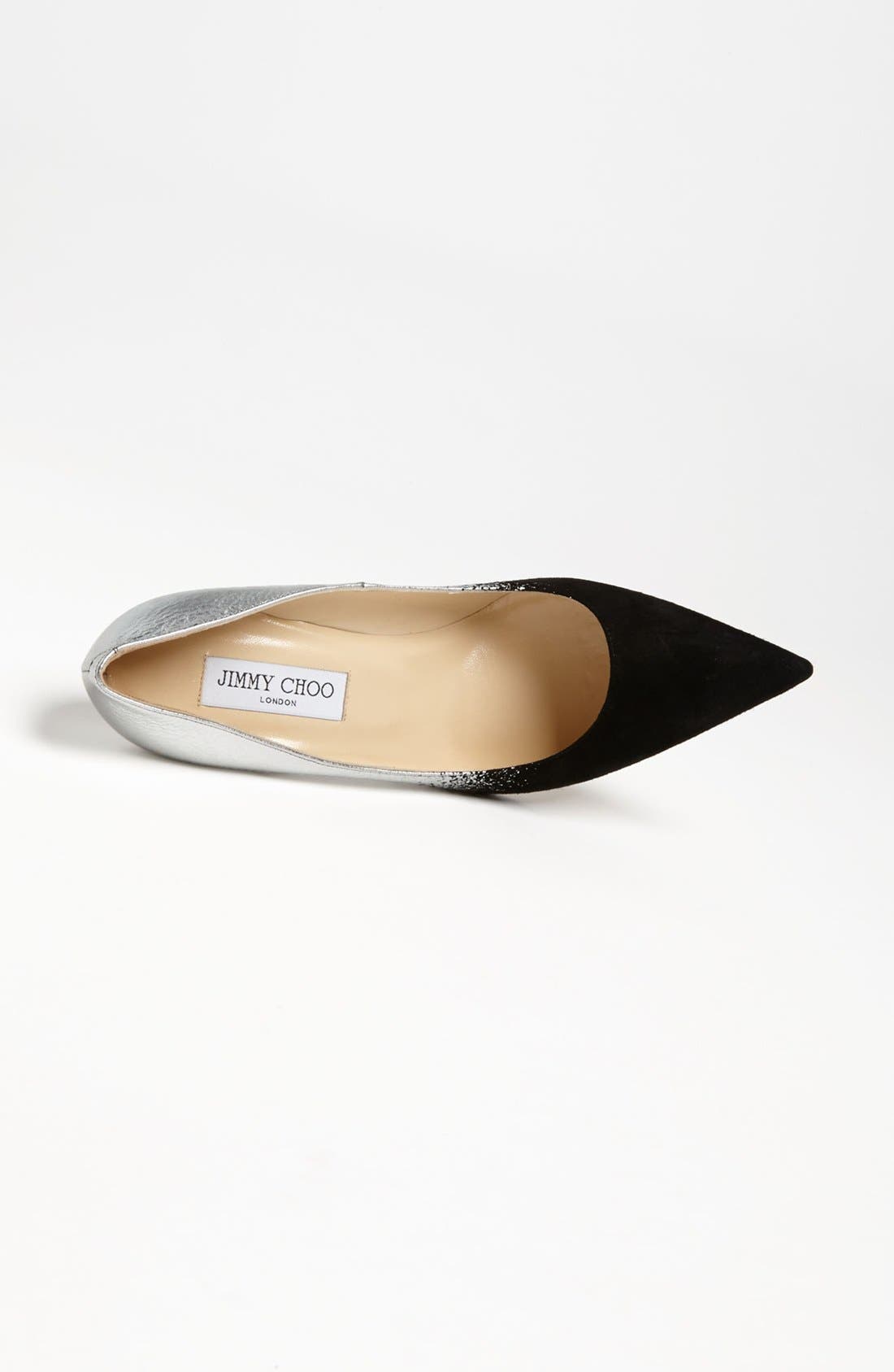 'Abel' Pump, Alternate, color, BLACK/ SILVER