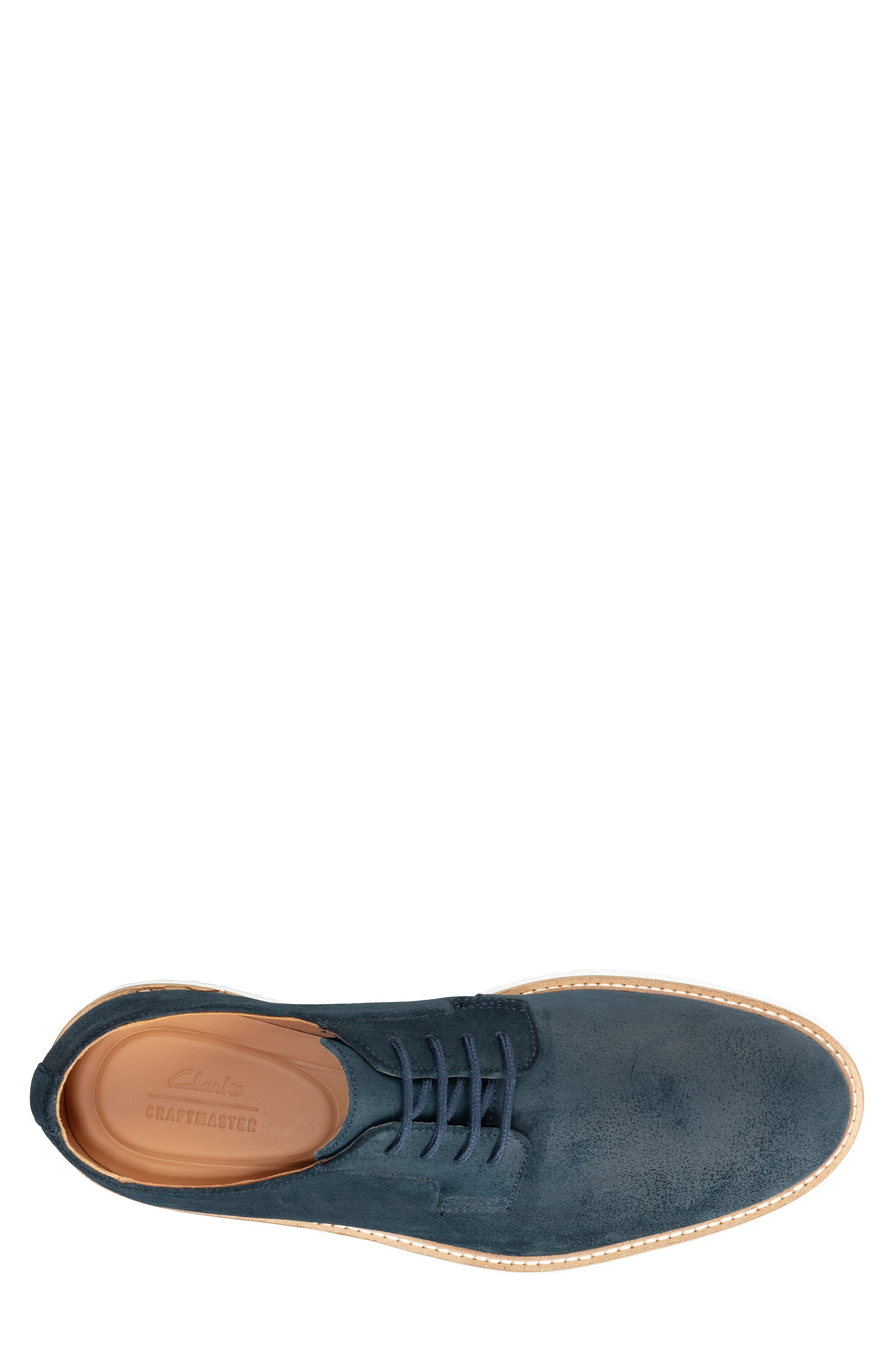 Ernest Walk Plain Toe Derby, Alternate, color, NAVY SUEDE
