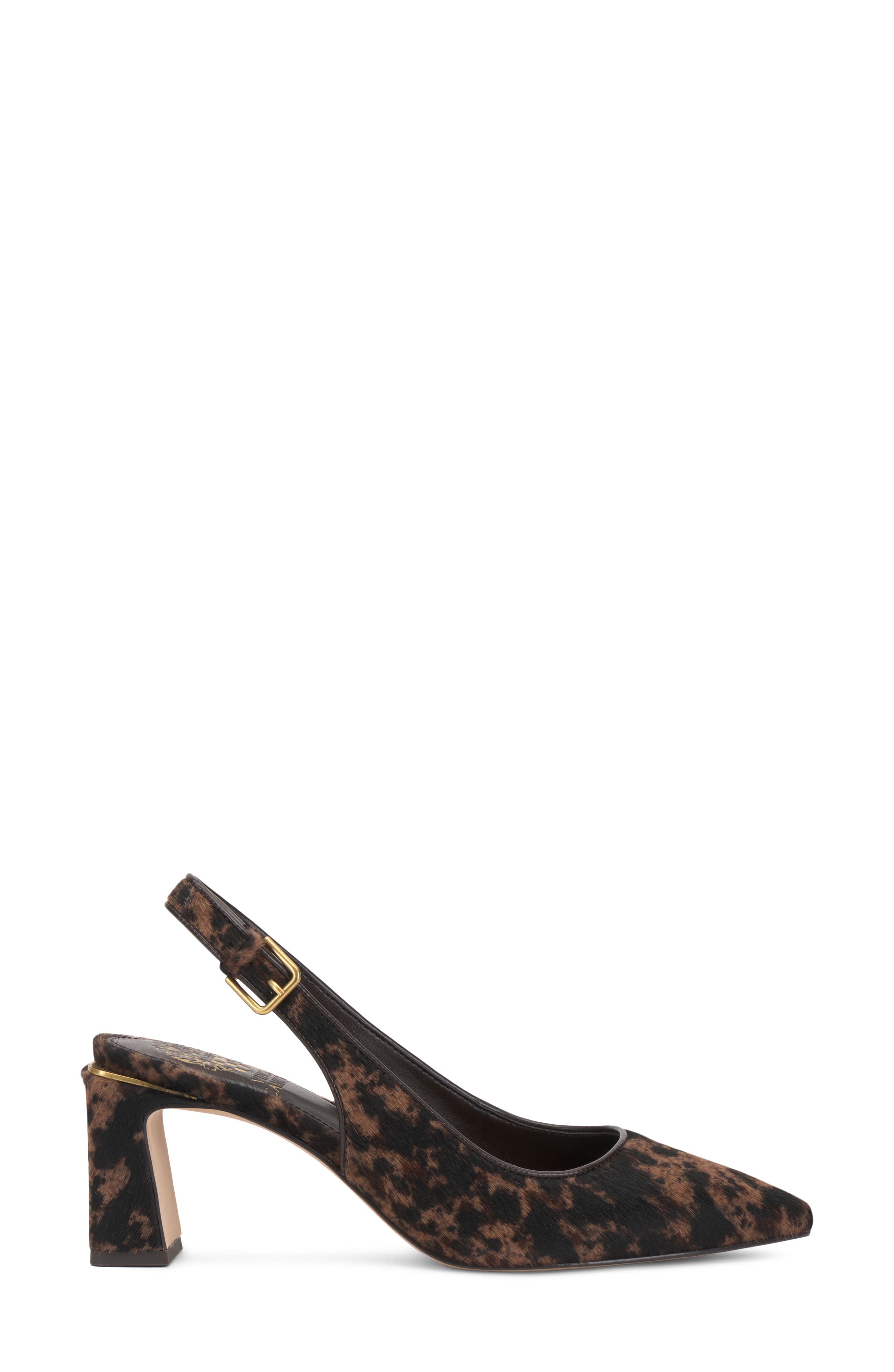 Hamden Leather Slingback Pump, Alternate, color, DARK NATURAL
