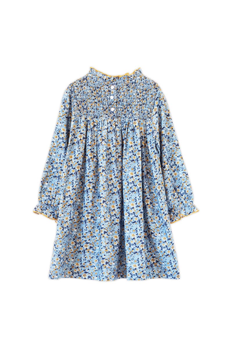 Beet World Little Kid Smocked Long Sleeves Dress, Alternate, color, 