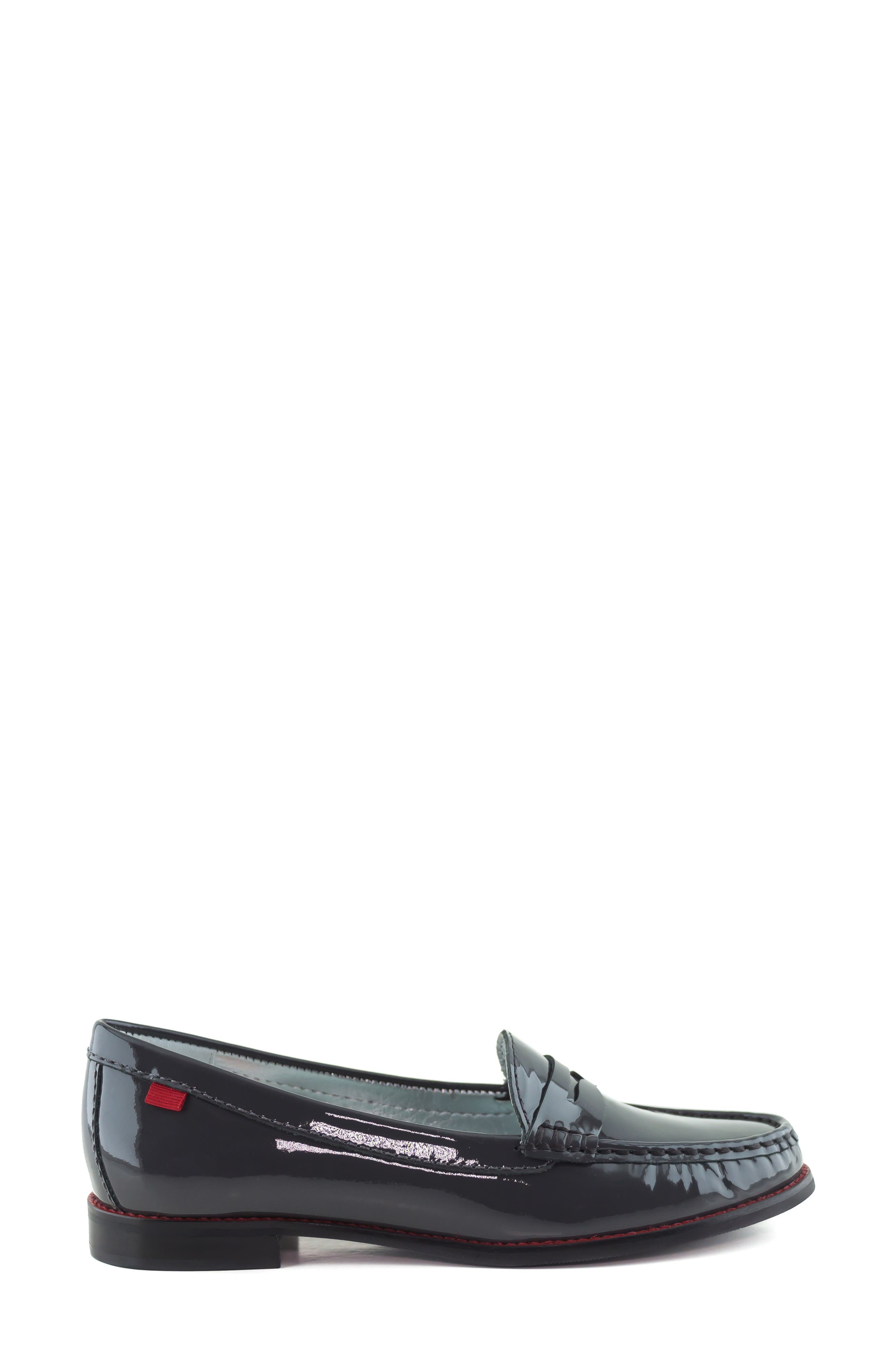 East Village Patent Leather Penny Loafer, Alternate, color, GREY PATENT