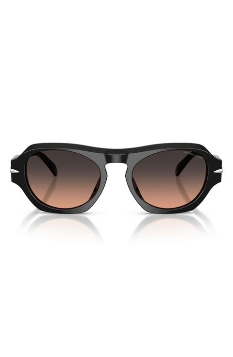 Toronto 52mm Gradient Geometric Sunglasses