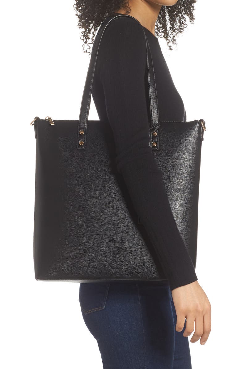 Mali + Lili Ashley Vegan Leather Everyday Tote, Alternate, color,