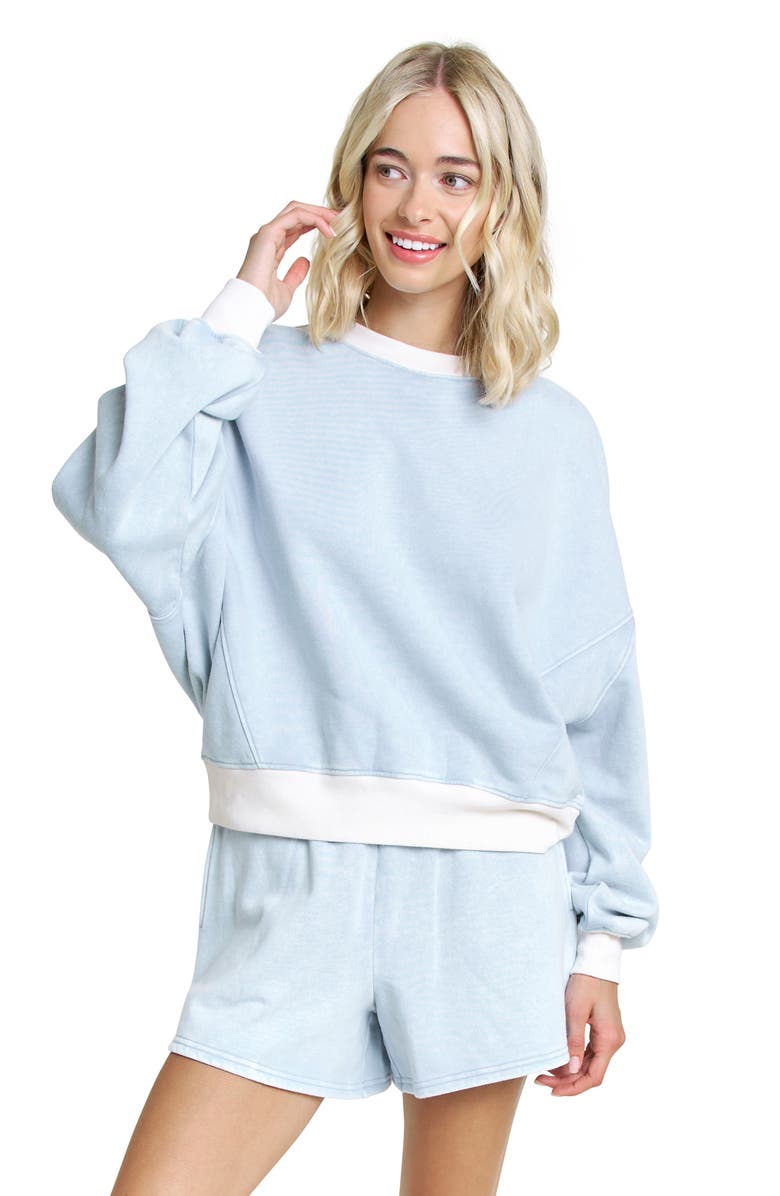 Honeydew No Plans Graphic Sweatshirt, Alternate, color, Hudson