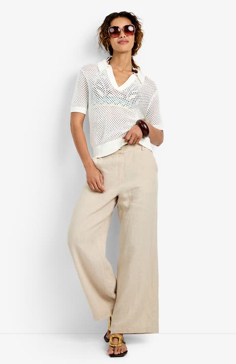 Jadelyn Mesh Polo