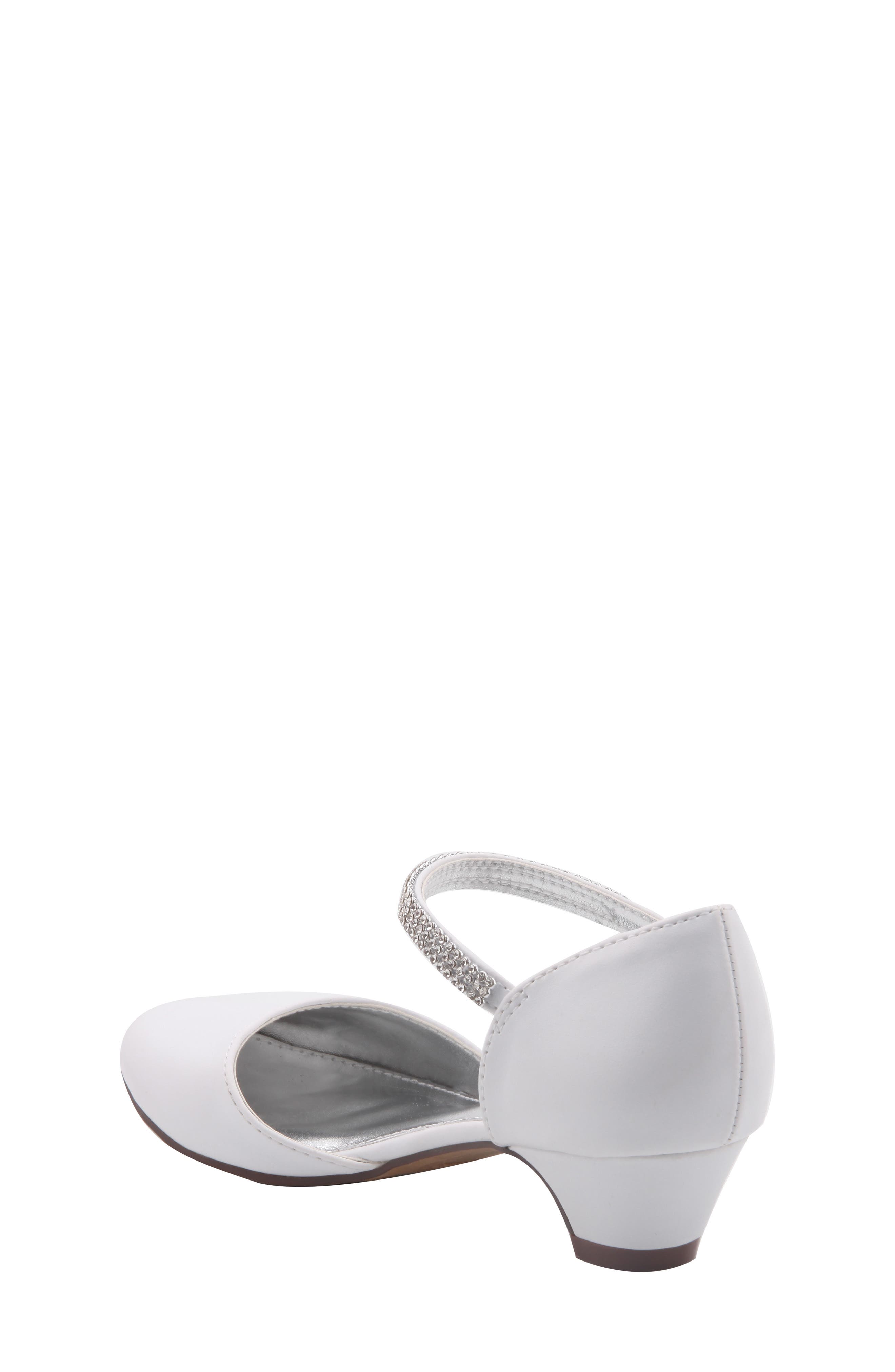 Cera Low Embellished Pump, Alternate, color, WHITE SMOOTH