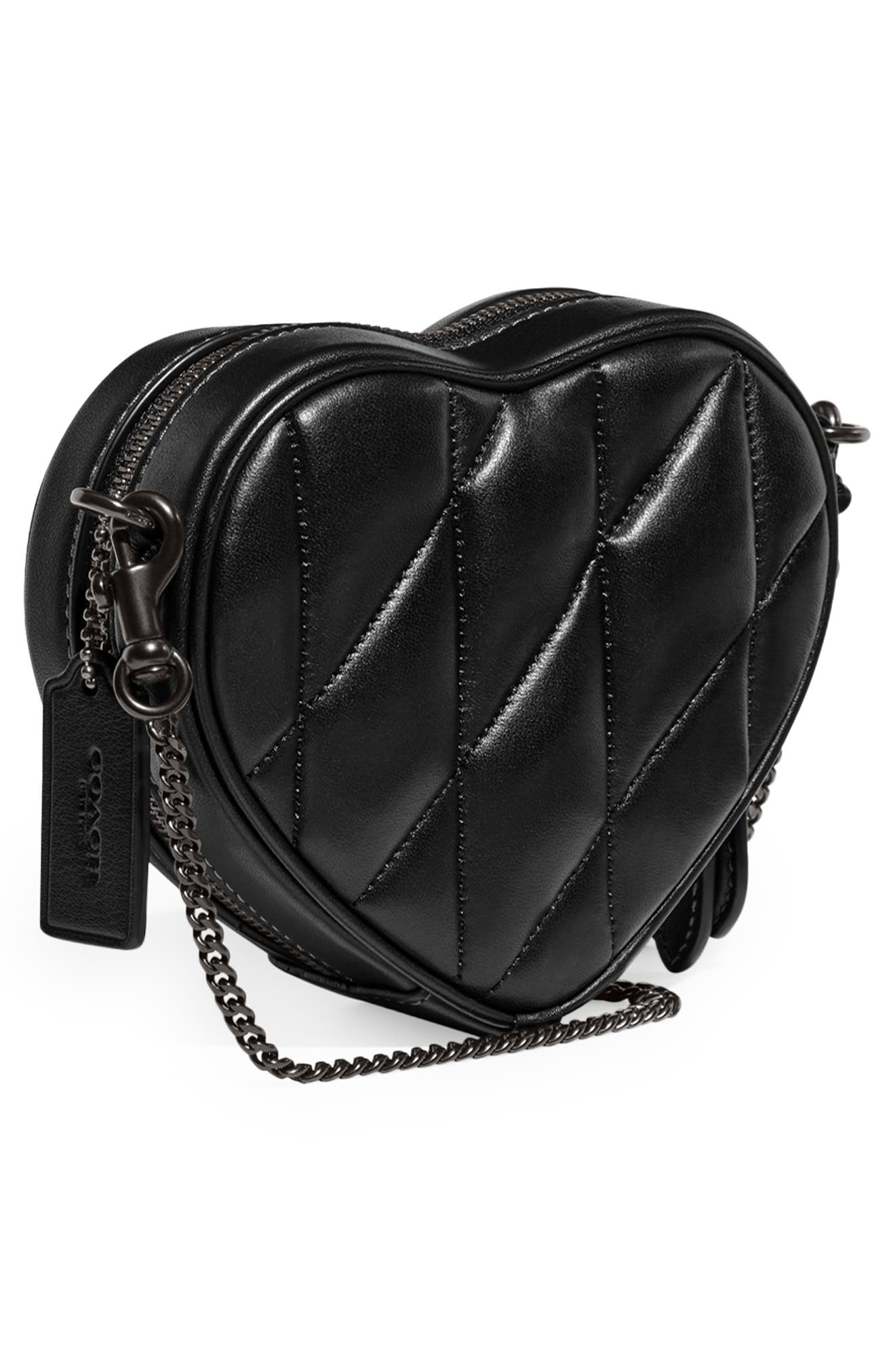 COACH Heart 14 Quilted Pillow Crossbody Bag, Alternate, color, 
