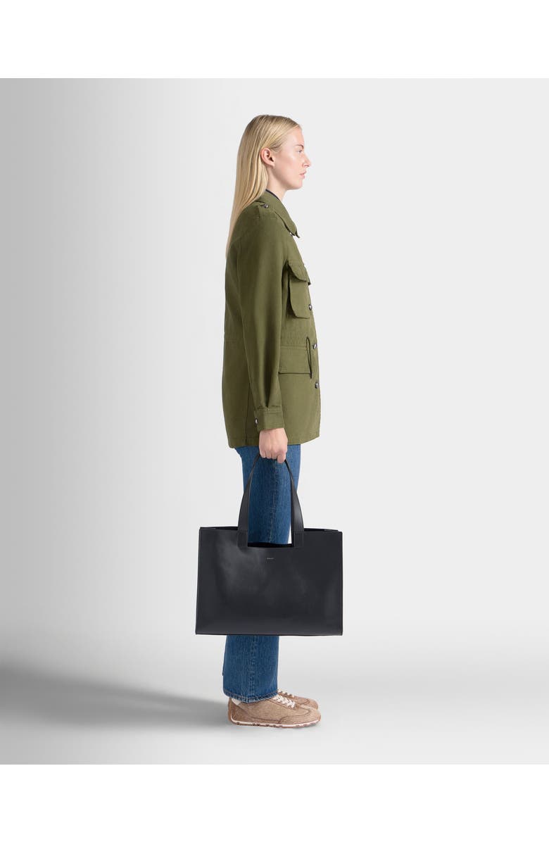 Bally Easy Bally Tote Bag in Leather and Plain Finish, Alternate, color,