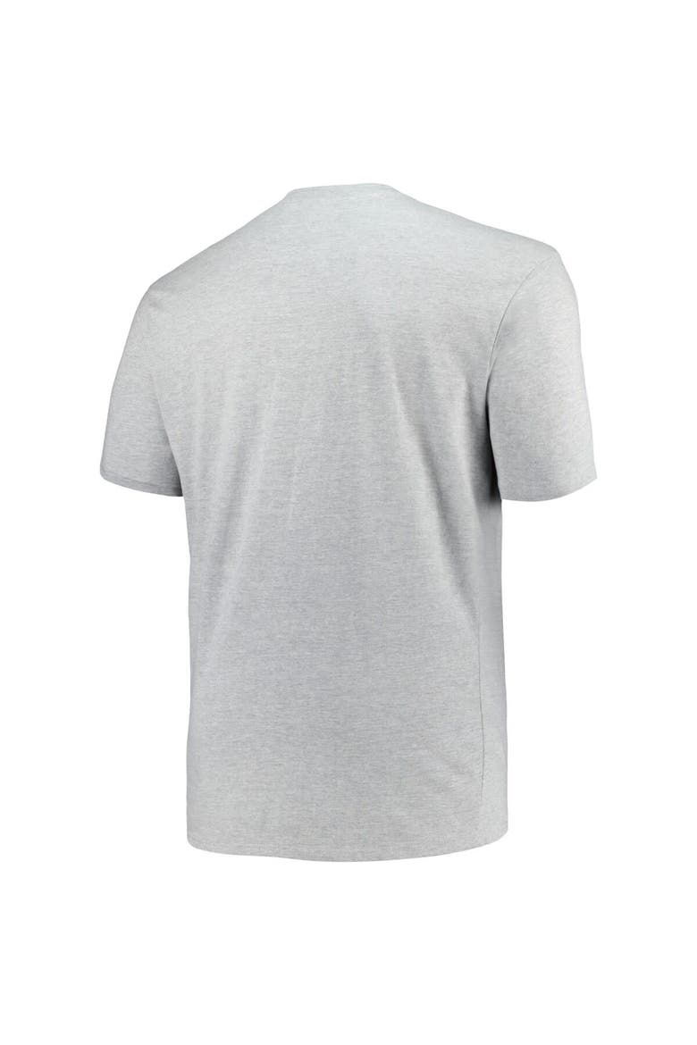 Men's Champion Heather Gray LSU Tigers Big & Tall Circle Logo T-Shirt, Alternate, color, Heather Gray