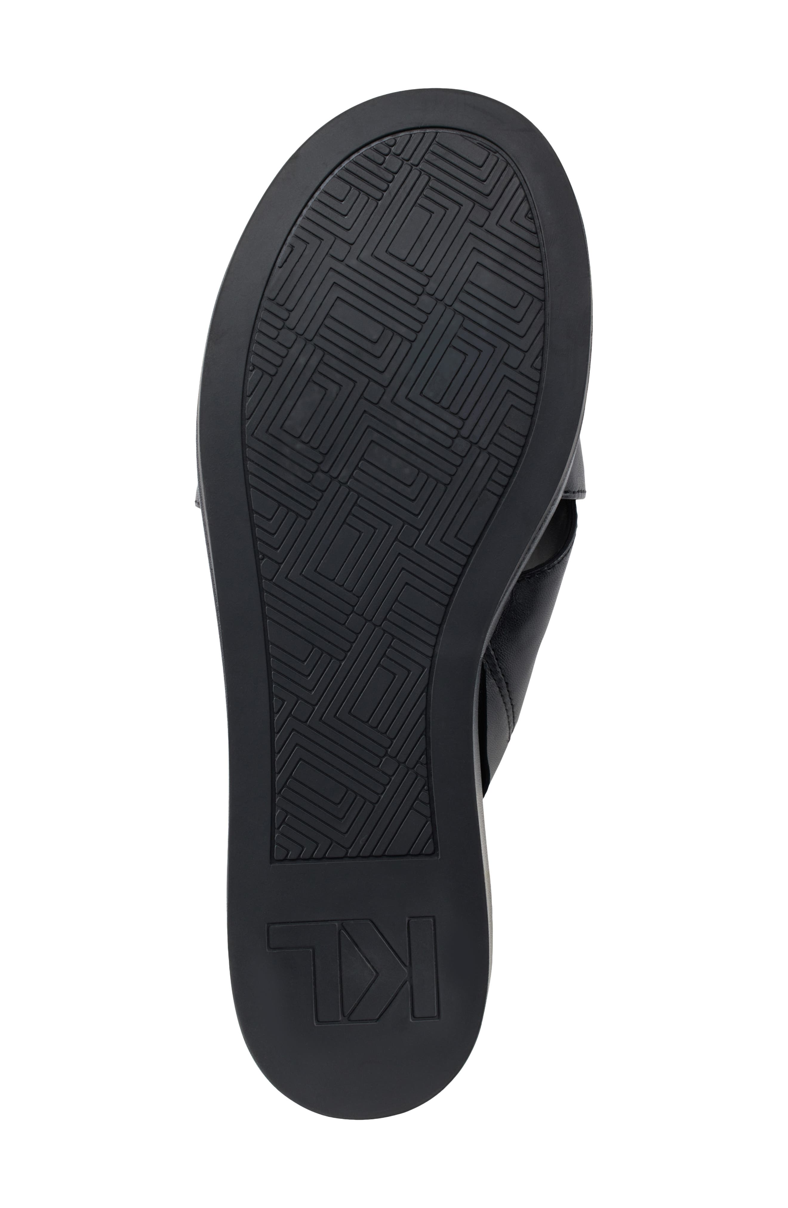 KARL LAGERFELD PARIS Caleigh Platform Wedge Sandal, Alternate, color, 