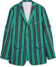 Thom Browne Unconstructed Silk & Cotton Sport Coat