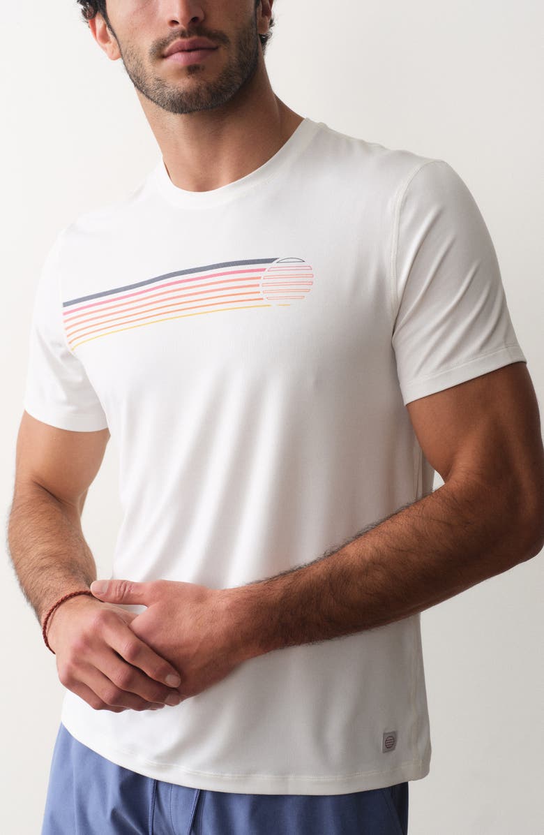 Marine Layer Recycled Sport Graphic T-Shirt, Alternate, color, White