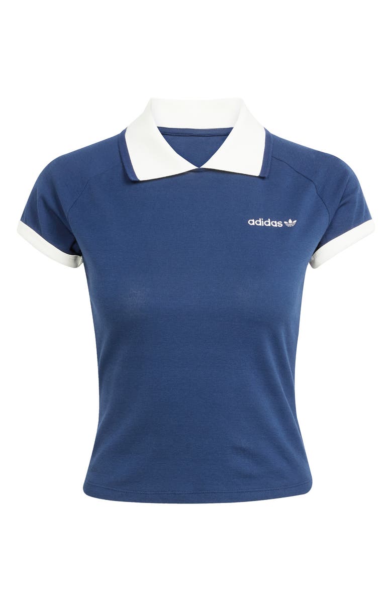 adidas Trefoil Logo Stretch Cotton Piqué Polo, Alternate, color, Nindig