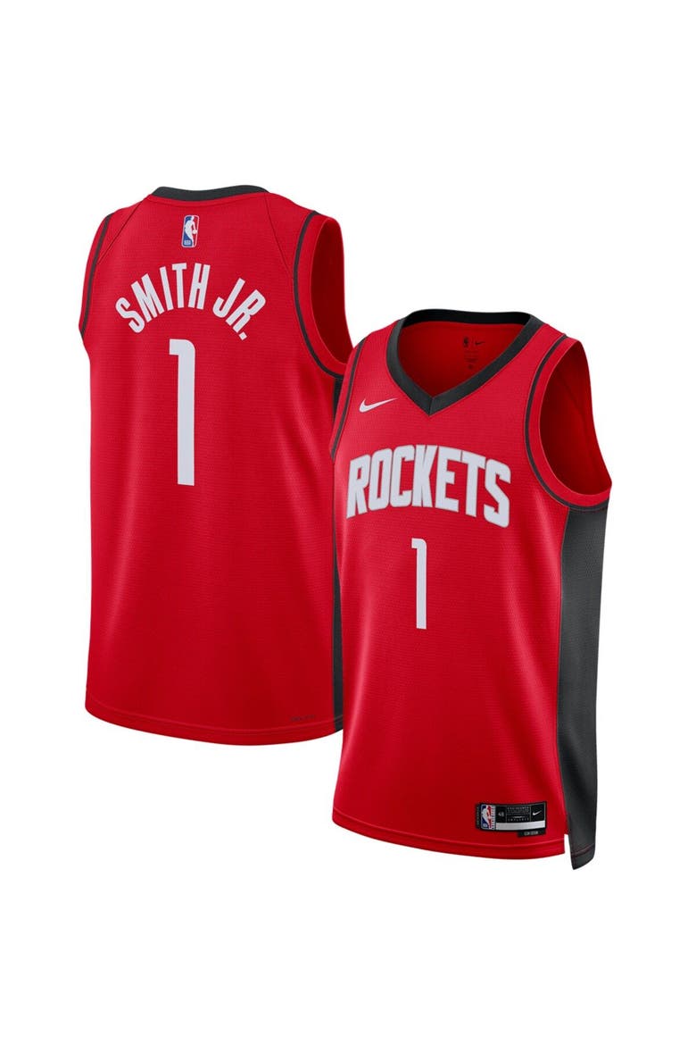 Unisex Nike Jabari Smith Jr. Red Houston Rockets 2022 NBA Draft First Round Pick Swingman Jersey - Icon Edition, Main, color, Red