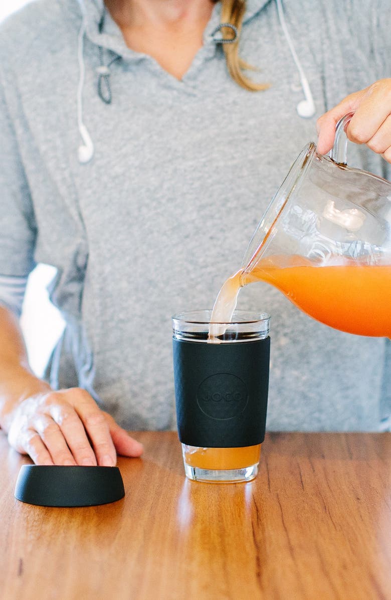 Joco Cups 16 oz. Reusable Glass Coffee Cup, Alternate, color, 