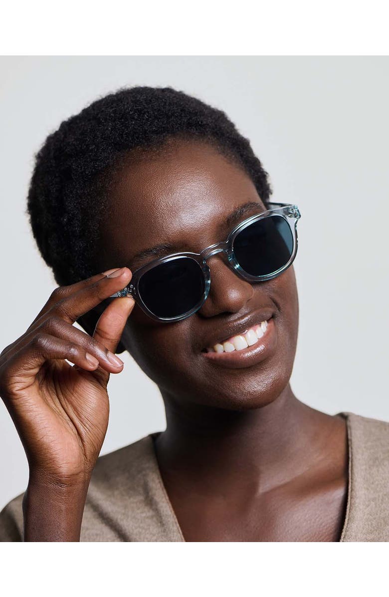 IZIPIZI #C 47mm Square Sunglasses, Alternate, color, Frozen Blue