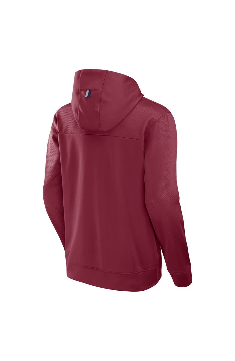 FANATICS Men's Fanatics  Burgundy Colorado Avalanche Defender Pullover Hoodie, Alternate, color, 