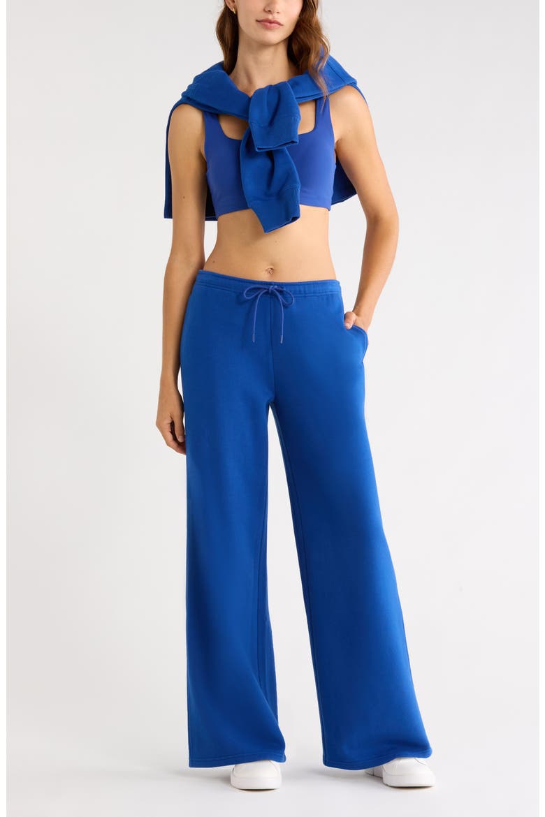 Ultra Cozy Fleece Wide Leg Pants, Alternate, color, BLUE SODALITE
