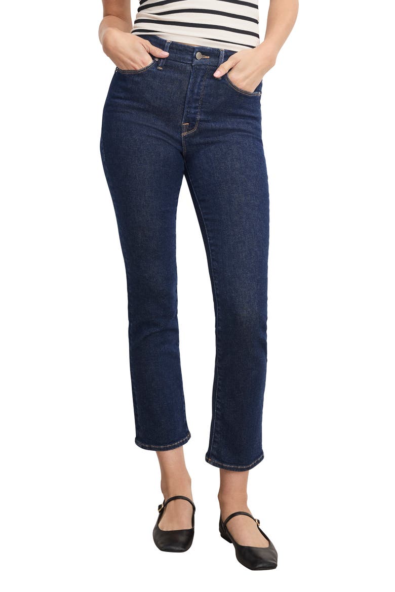 Good Legs Ankle Straight Leg Jeans, Main, color, INDIGO983