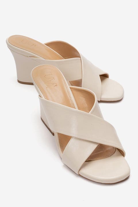 Yavin Cross Strap Wedge Sandal