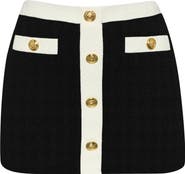 L'AGENCE Coco Colorblock High Waist Cover-Up Skirt