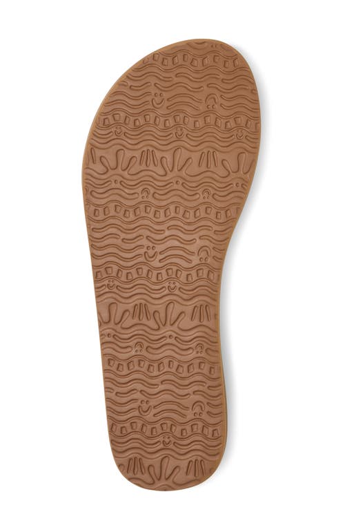 Sanuk Yoga Joy Ii Flip Flop In Brown
