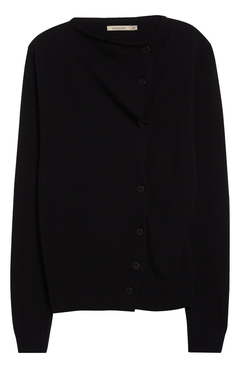 Paloma Wool Donalti Extrafine Merino Wool Cardigan, Main, color, Black