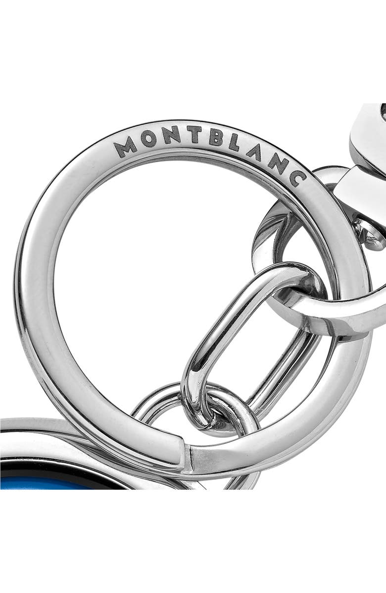 Montblanc Spinning Emblem Key Fob, Alternate, color, 