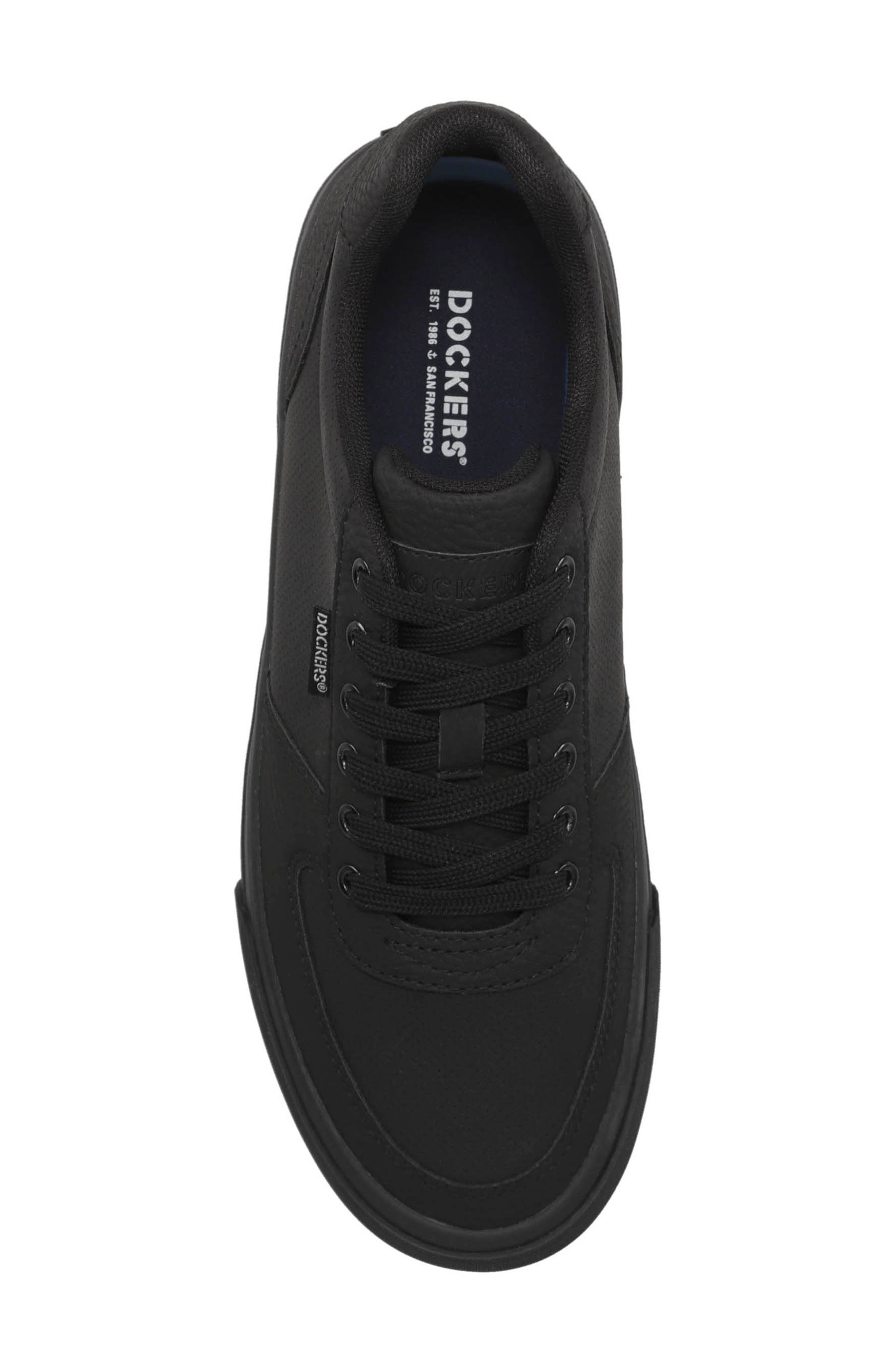 Dockers<sup>®</sup> Low Profile Lace Up Sneaker, Alternate, color, Black Mono