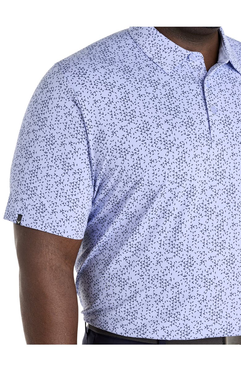Callaway Big
Tall Micro Chevron Print Polo Shirt, Alternate, color,