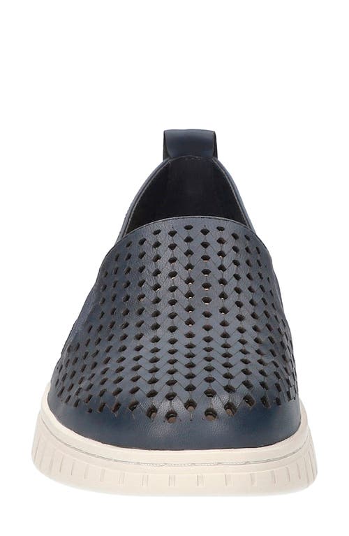 Bella Vita Helm Sneaker In Navy Leather