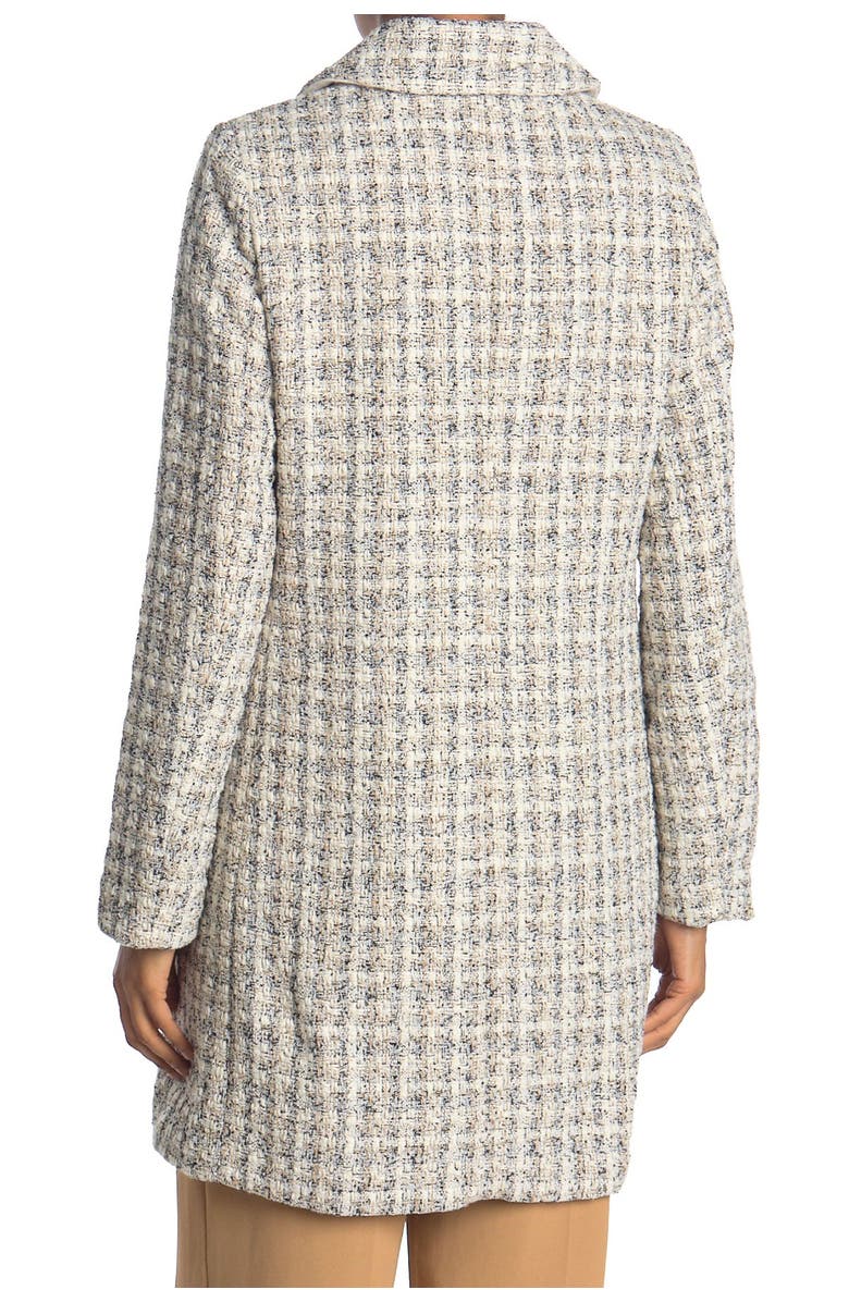 Laundry by Shelli Segal Tweed Four Pocket Coat, Alternate, color,