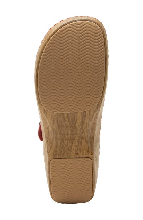 Alegria By Pg Lite Ophelia Clog In Red