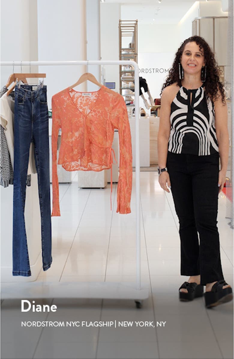 Rodeo Sheer Burnout Wrap Top, sales video thumbnail