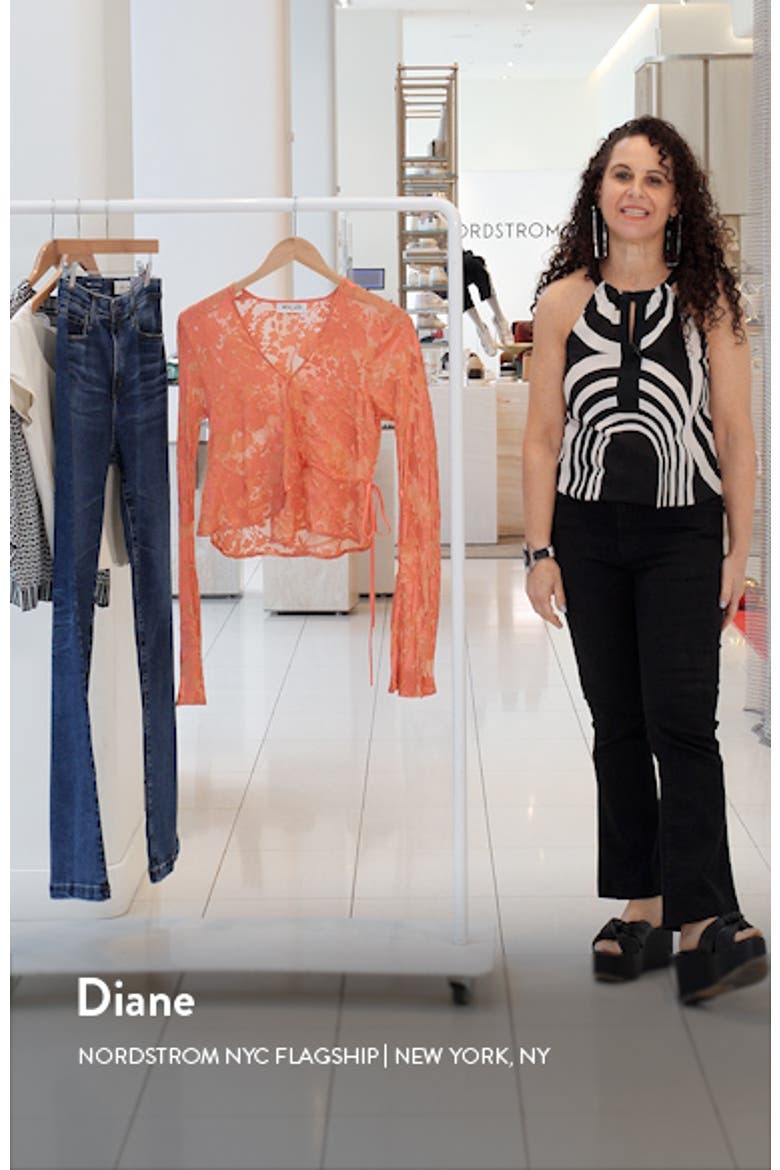 Rodeo Sheer Burnout Wrap Top video