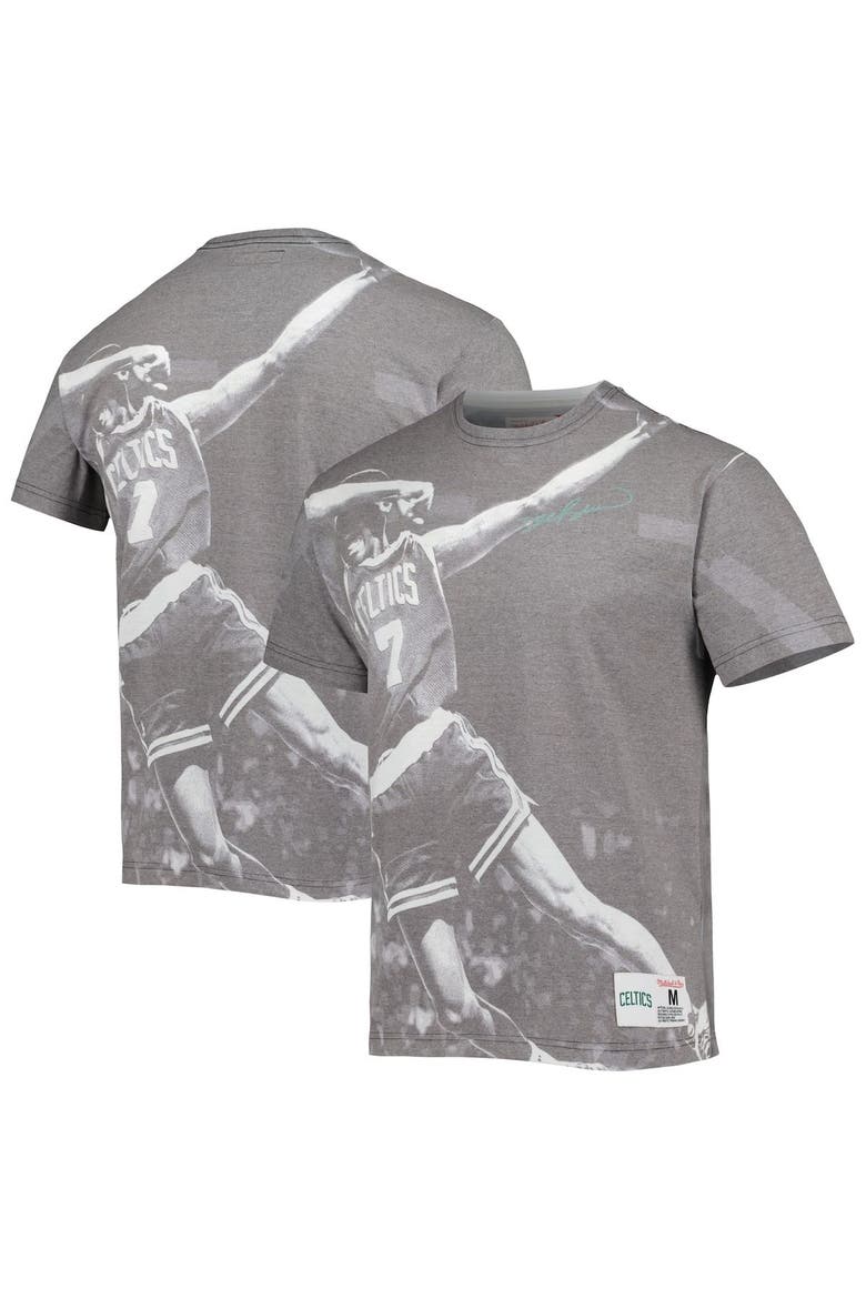 Men's Mitchell & Ness Dee Brown Heather Gray Boston Celtics Above The Rim T-Shirt, Main, color, Gray