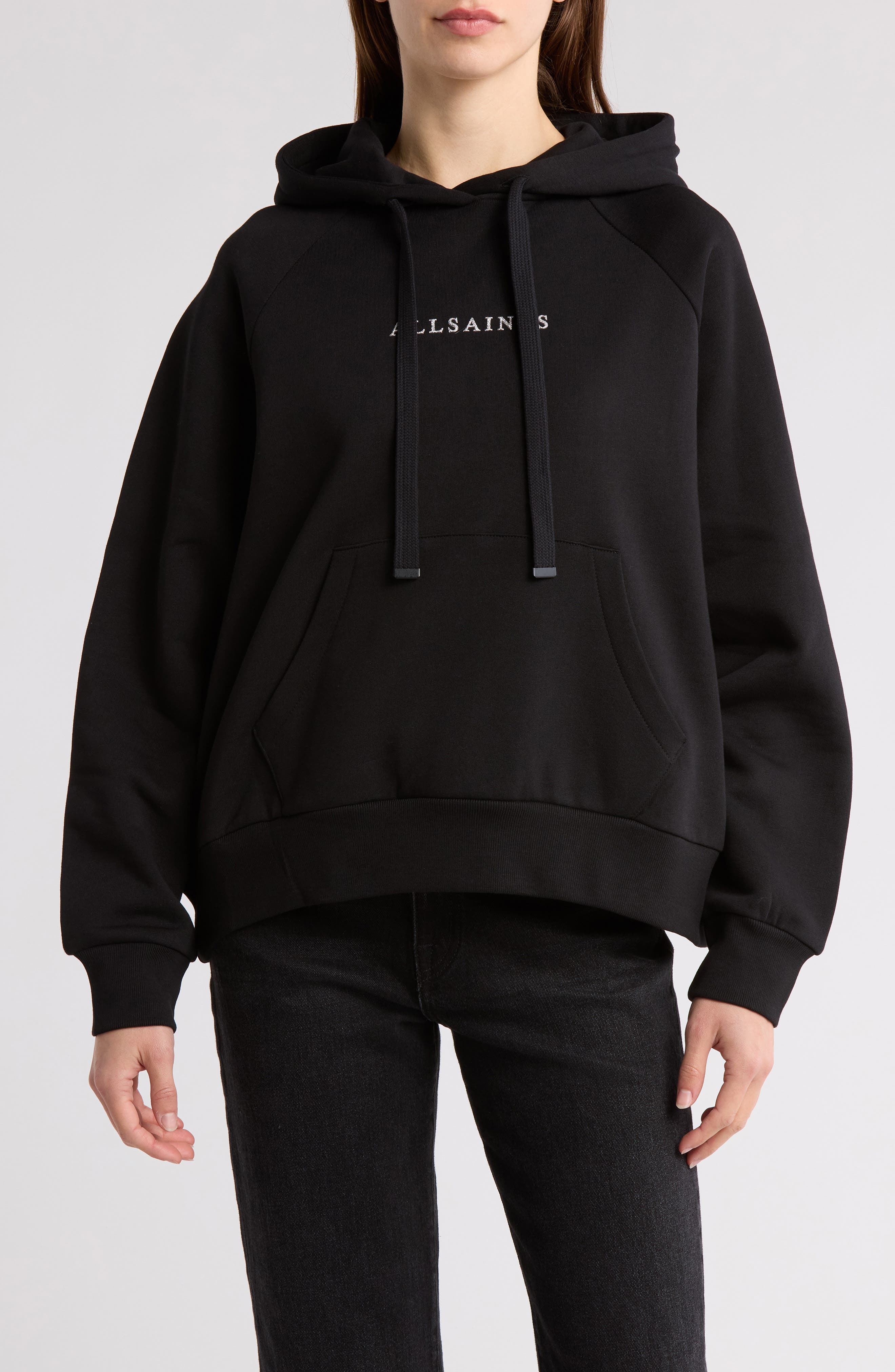 AllSaints Talon Cotton Pullover Hoodie