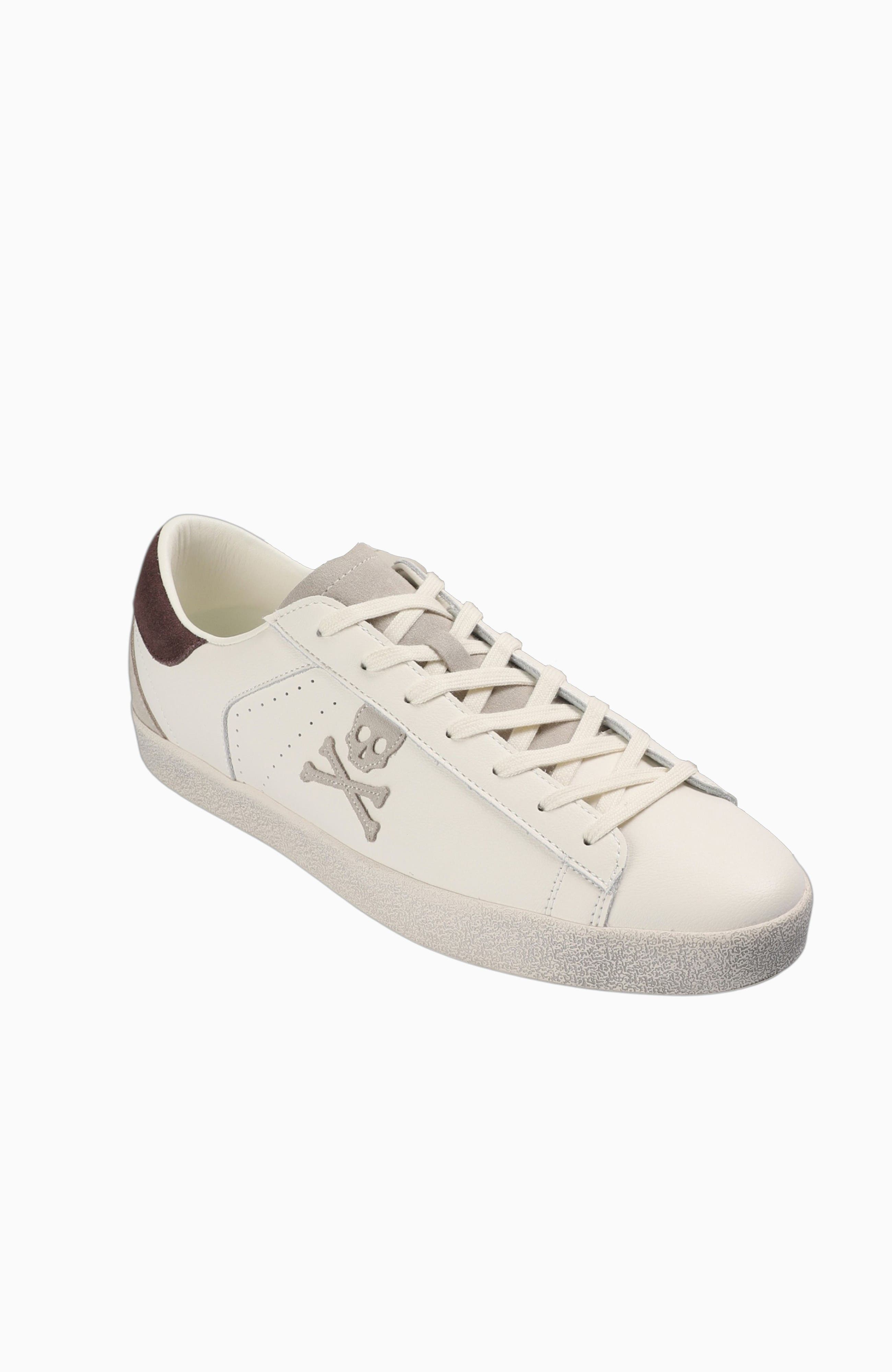 Side Skull Man Henry Sneakers, Alternate, color, Whiteburgundy