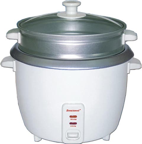 (Uncooked) Rice Cooker With Steamer