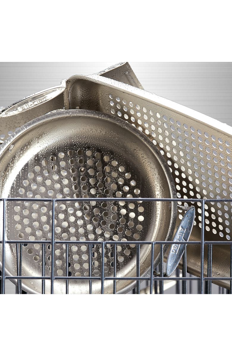 All-Clad Stainless Steel Outdoor Basket, Alternate, color, Silver