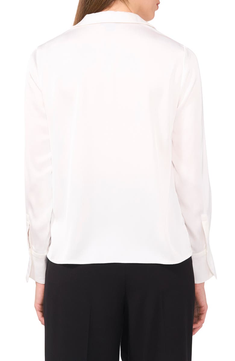 Halogen<sup>®</sup> Satin Johnny Collar Popover Top, Alternate, color,